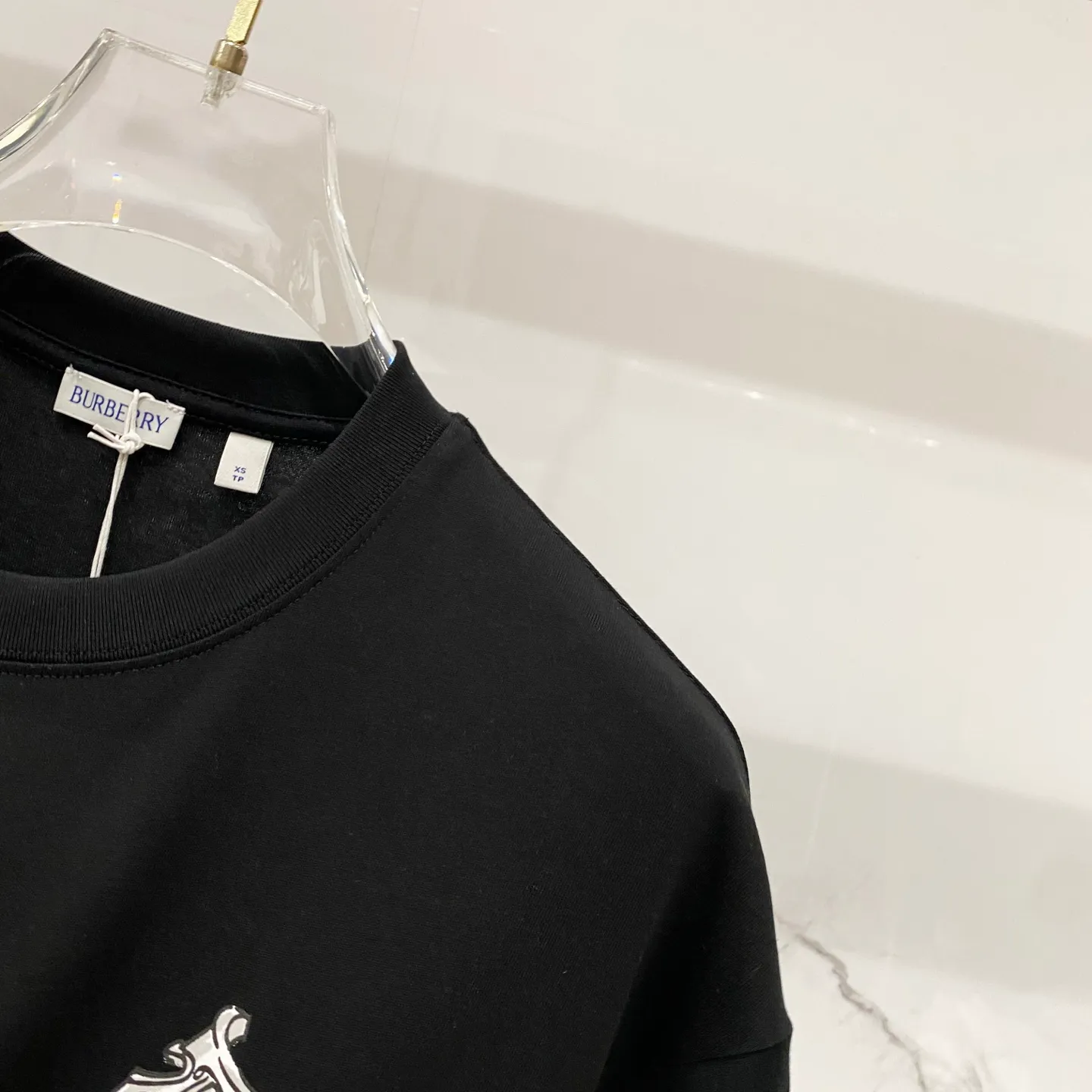 BURBERRY/ - 260 T 🛡️ LOGO Quality 100 ％ Versatile Size:XS-L :Black.White.Blue